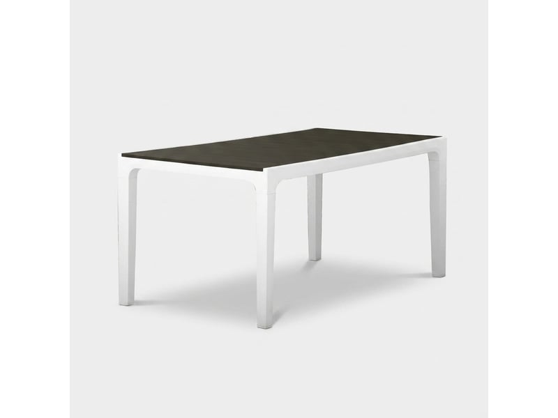  Table à manger moderne 160x90 pour 6 personnes harmony - gris foncé  - Conforama A