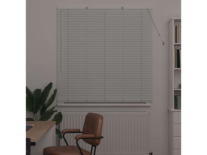 Store vénitien, store de fenêtre blanc 175 x 125 cm 25 mm aluminium cf47757 - Conforama C