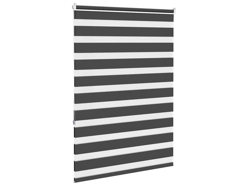 Store zèbre, store de fenêtre noir 110x150 cm largeur du tissu 105,9 cm polyester cf48859 - Conforama D