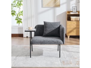 Fauteuil fixe  <strong></strong> Tissu gris