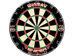 Cible professionnelle ponte acier avec 2 jeux de flechettes