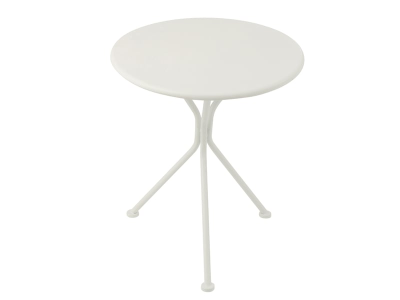 Table de jardin ronde en métal 45x45x50 cm - Conforama A
