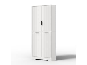 Buffet 4 porte(s)  0 tiroir(s)   - 60 cm coloris blanc 