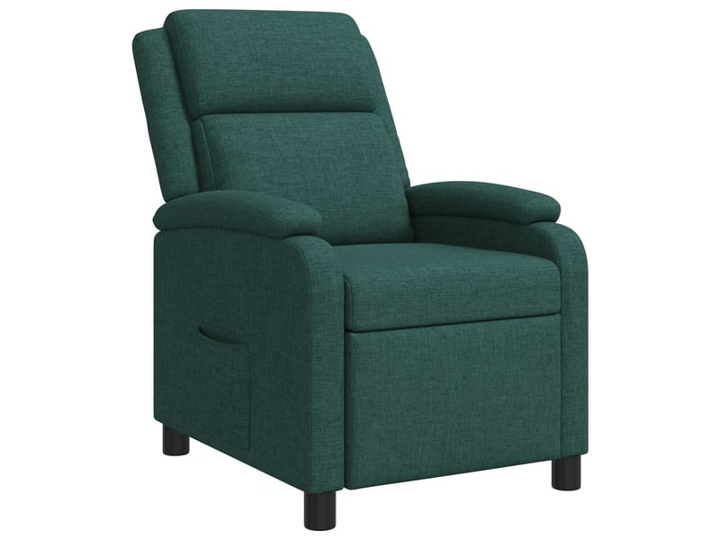 Vidaxl fauteuil inclinable vert foncé tissu - Conforama A