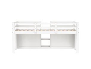 Lit mezzanine 90x200 cm <strong></strong>  <strong></strong> coloris blanc