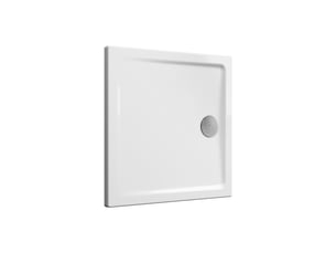 Receveur de douche rectangulaire ultra plat 100 x 80 cm blanc antidérapant