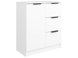 Buffet - bahut - meuble de rangement blanc 60x30x70 cm bois d'ingénierie