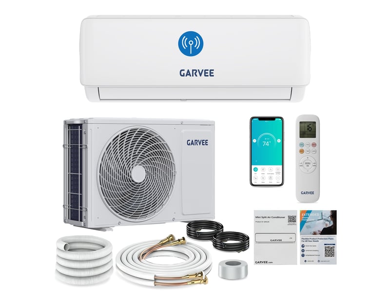  Garvee climatiseur split aux série fm seer 6.1 a++ 9000 btu r32 avec wifi 220-240v 50hz MHK_38NG4DBR - Conforama A