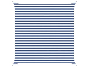 Voile d'ombre - voile d'ombrage - voile parasol 5 x 5 m 100 % polyester oxford carré