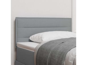 Tete de lit A poser largeur 80 cm <strong></strong> <strong></strong> argenté