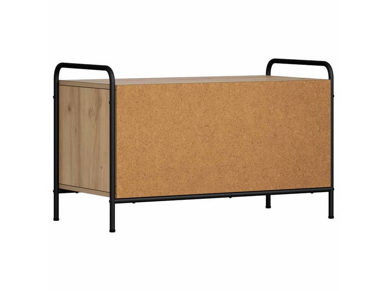 Meuble tv, banc tv 140x39,5x50 cm chêne artisanal bois d'ingénierie shl83078  - Conforama E