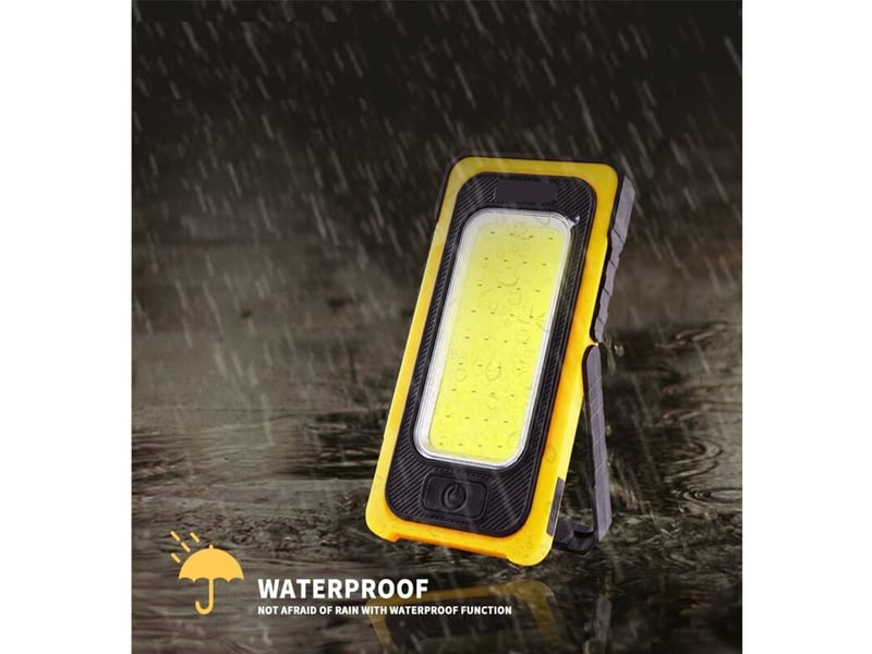 Lampe travail led rechargeable, lampe torche baladeuse cob  - Conforama D