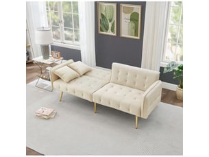 Deplimousse  2 places <strong></strong> <strong>Beige</strong> 