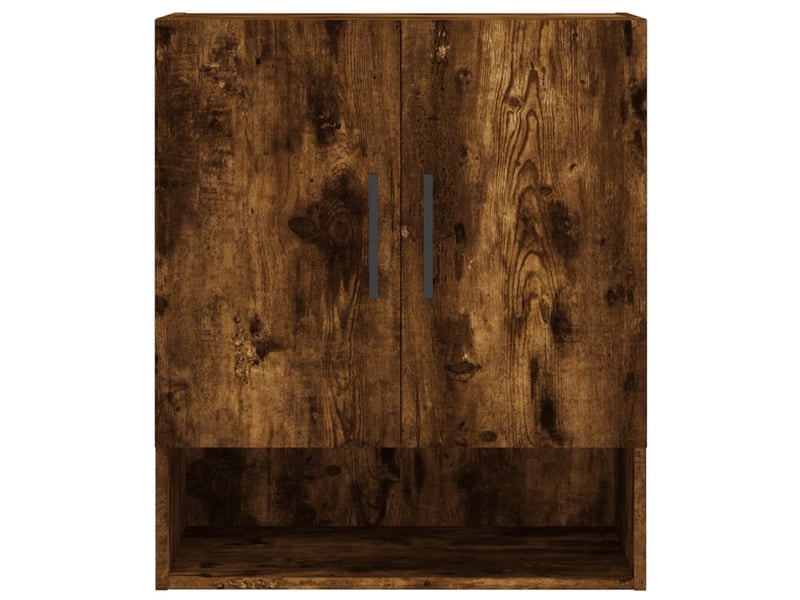  Armoire murale salon, meuble de rangement chêne fumé 60x31x70 cm bois d'ingénierie shl2979  - Conforama E