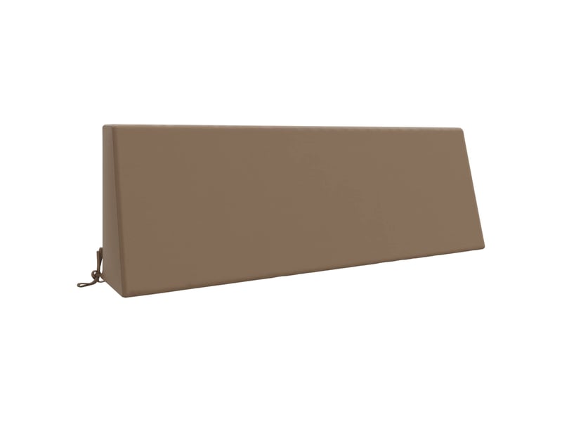  Coussin de dossier, coussin de dos soest 100 % polyester taupe 120 x 20 x 40 cm cf55240  - Conforama A