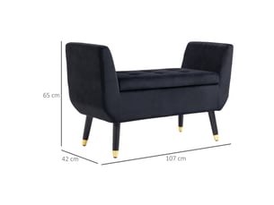 Banc  coloris noir <strong></strong> <strong></strong>