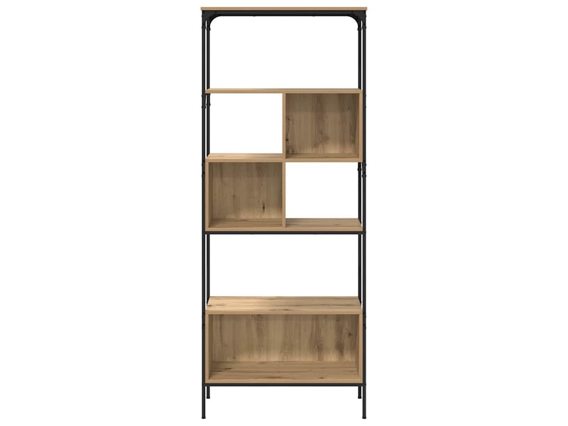 Bibliothèque 7 niveaux, armoire à livres 76 x 33 x 188,5 cm bois d'ingénierie shl443  - Conforama E