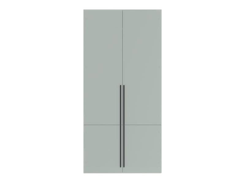 Armoire avec tringle 90 × 50 × 200 cm, porte-pantalons et 4 niches, gris IKSETERA TRADING LTD - Conforama A