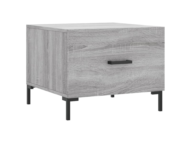  Tables basses 2 pcs - table de salon - table à thé sonoma gris 50x50x40 cm bois d'ingénierie  - Conforama E