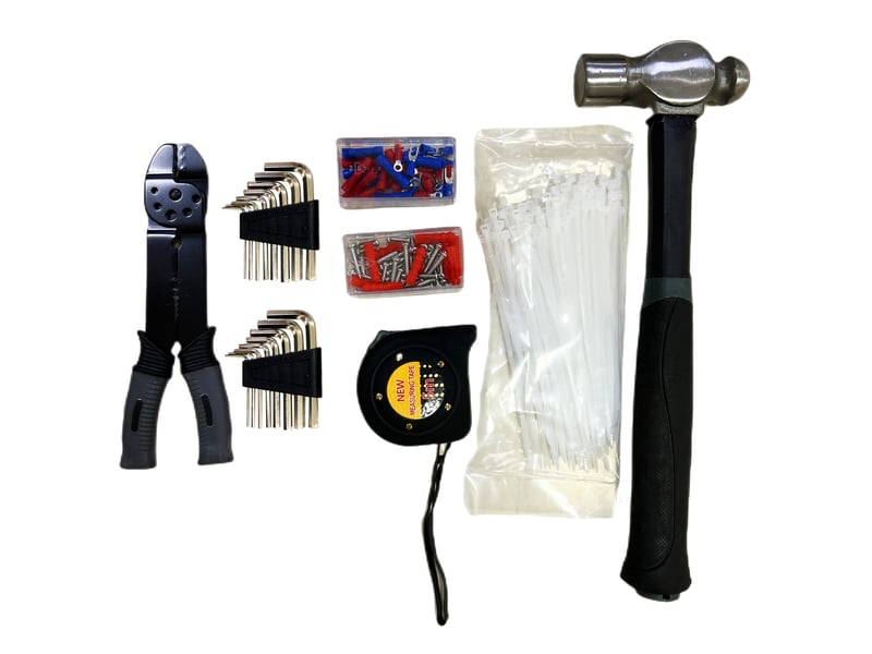  Coffre à outils en acier 50 x 27 x 35 cm noir et rouge, 3 tiroirs sur roulements à billes et poignée  - Conforama E