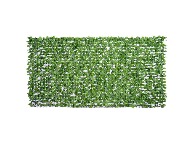 Brise-vue végétal artificiel 300 x 150 cm – vert clair – occultation partielle pour balcon, terrasse et jardin - Conforama A