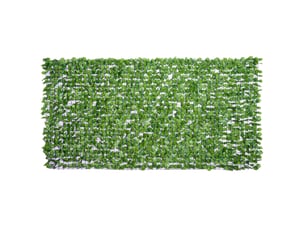 Brise-vue végétal artificiel 300 x 150 cm – vert clair – occultation partielle pour balcon, terrasse et jardin