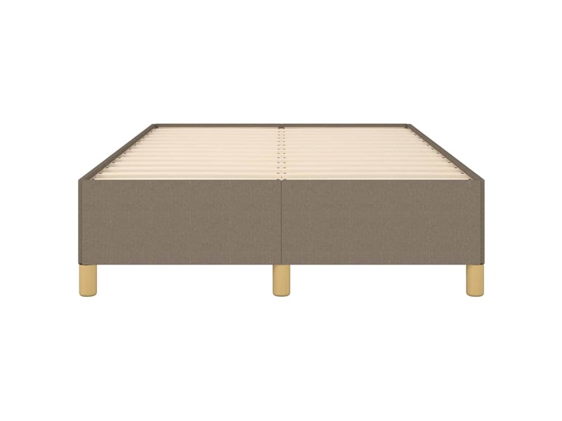  Lit double- lit adulte -  cadre de lit sans matelas taupe 120x190 cm tissu  - Conforama D