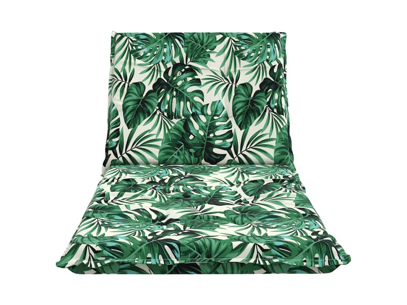  Coussin de transat, coussin pour bain de soleil gemert 100 % polyester motif feuilles cf56163  - Conforama D