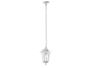 Suspension extérieure fabrilamp auriga e27 ip44 hauteur réglable blanc