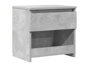 Table de chevet - cabinet de chevet - table de nuit gris béton 40x30x39 cm bois d’ingénierie
