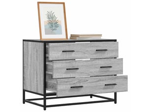 Commode 1 tiroir(s) <strong></strong> <strong></strong> coloris gris largeur 70 cm