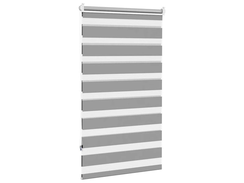  Store vénitien zebra, store de fenêtre 90,9 x 150 cm, largeur du tissu 86,7 cm, gris cf48216  - Conforama D