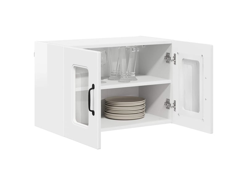 Meuble mural de cuisine | armoire de cuisine blanc 60x31x40cm shl3913 - Conforama C