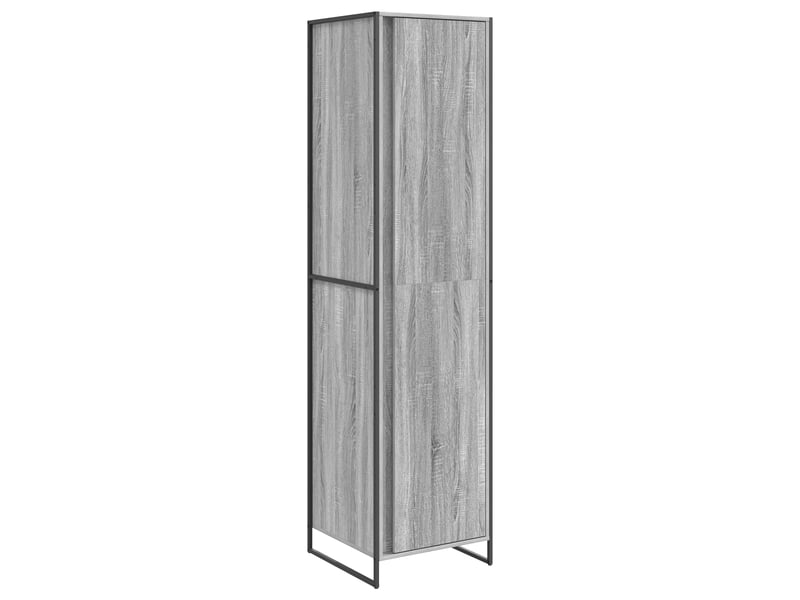  Garde-robe chambre, armoire de rangement gris sonoma 50x50x200 cm bois d'ingénierie  - Conforama A