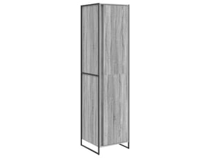 Garde-robe chambre, armoire de rangement gris sonoma 50x50x200 cm bois d'ingénierie
