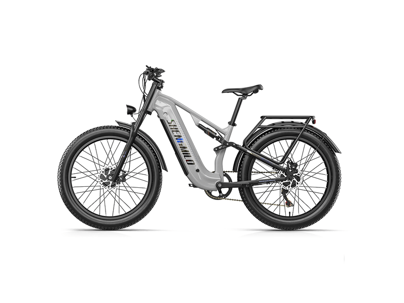  Vélo électrique tout-terrain shengmilo s600pro , double moteur, 48v 25ah, gris  - Conforama B