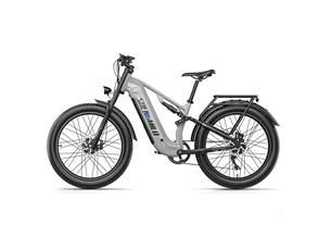 Vélo électrique tout-terrain shengmilo s600pro , double moteur, 48v 25ah, gris