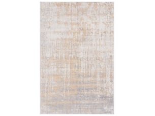 Tapis abstrait moderne en polypropylène beigeor, 183 x 244 cm