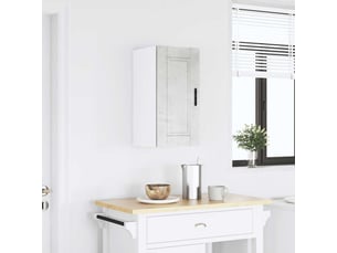 Meuble de rangement, armoire murale de cuisine porto gris béton bois d'ingénierie shl9172