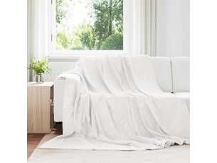 Couverture jetée de canapé 6 pcs blanc 240x270 cm 10.11 kg polaire