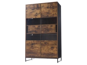Vitrine coloris bicolore <strong>MAISENTIEL</strong> <strong></strong> - 80 cmx138 cm
