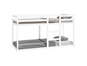 Lit simple 80x200 cm    coloris blanc