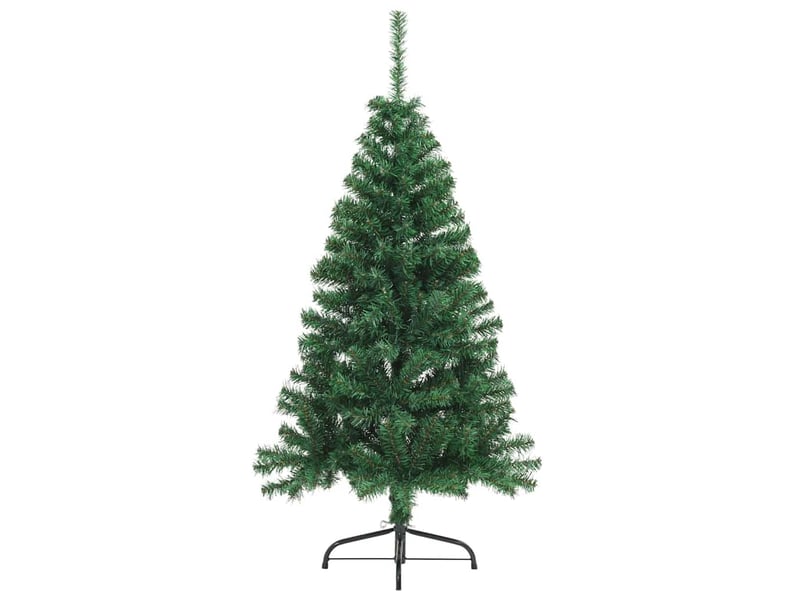 Sapin de noël - arbre de noël artificiel pré-éclairé vert 150 cm pvc - Conforama E