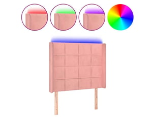 Tete de lit A poser largeur 103 cm   rose