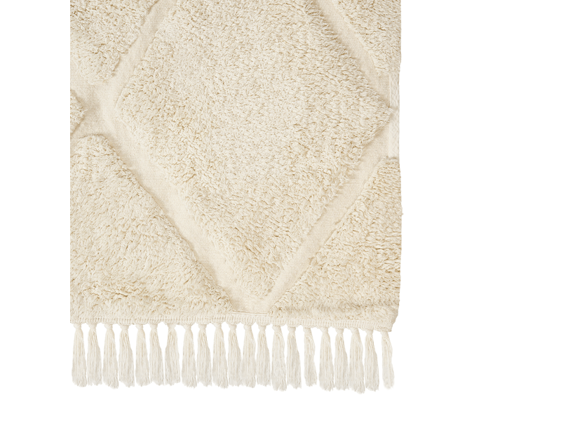  Tapis enfant xeldem  beige clair 160 x 230 cm coton  - Conforama E