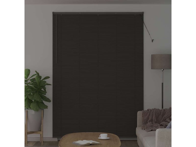 Store vénitien, store de fenêtre gris foncé 220 x 155 cm 25 mm aluminium cf47920  - Conforama C