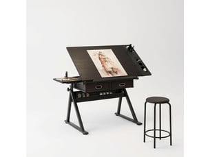Bureau enfant 98 cm coloris noir