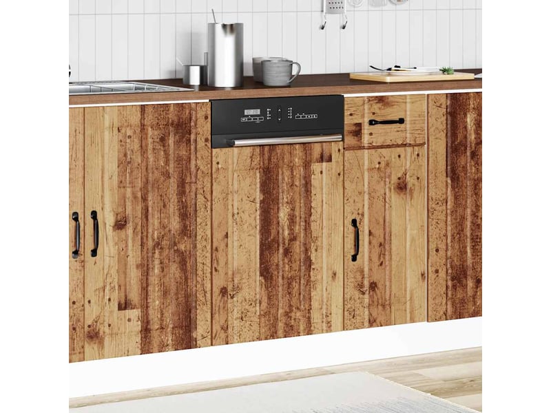  Panneau de lave-vaisselle vieux bois bois d'ingénierie shl8853  - Conforama C