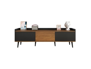 Meuble tv coloris bicolore 160 cm OKWISH  