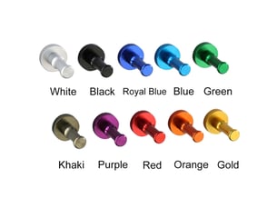Crochets muraux décoratifs couleur bonbon en aluminium pour vêtements, manteaux, serviettes, salle de bain, chambre à coucher, multicolore